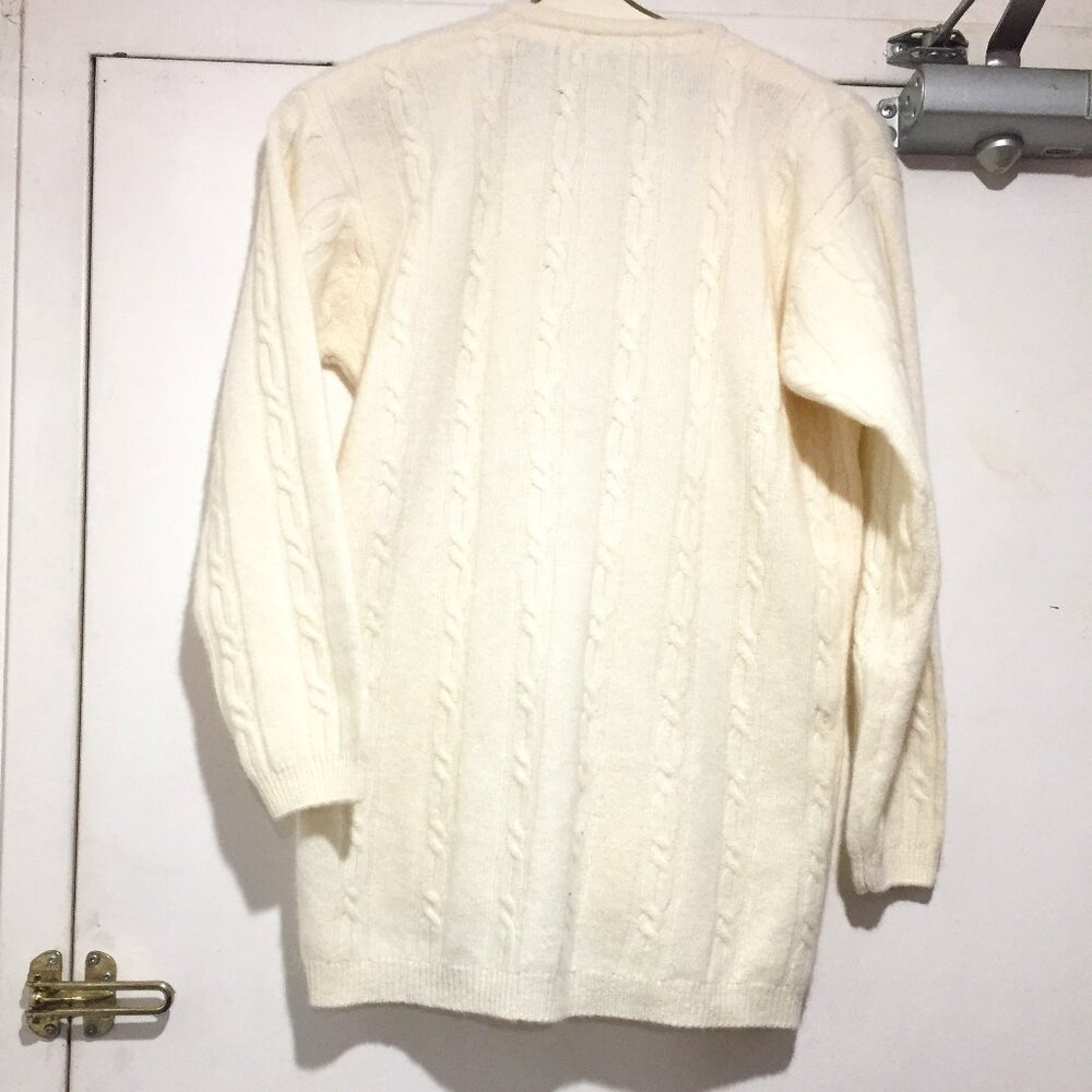 VINTAGE RINO ROSSI HAND FRAMED WOOL BLEND SWEATER CARDIGANS SIZE M - Picture 4 of 12